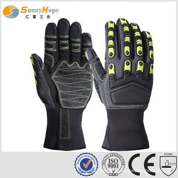 Top quality impact gloves mechanic work gloves industrial gloves
